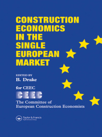 صورة الغلاف: Construction Economics in the Single European Market 1st edition 9780419189800
