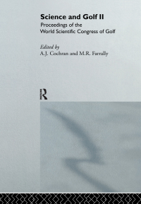 Titelbild: Science and Golf II 1st edition 9780415512015