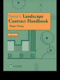 Imagen de portada: Spon's Landscape Contract Handbook 1st edition 9780419183006