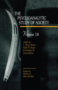 Titelbild: The Psychoanalytic Study of Society, V. 18 1st edition 9780881631616