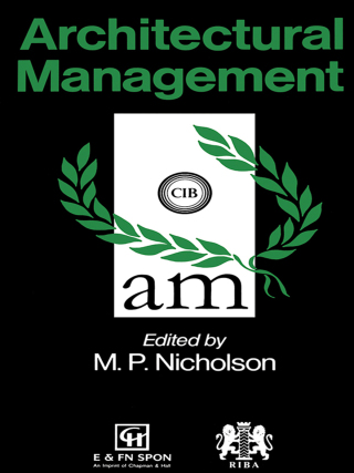 Cover image: Architectural Management 1st edition 9781138963788