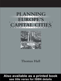 Imagen de portada: Planning Europe's Capital Cities 1st edition 9780415552493