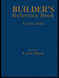 Cover image: Builder's Reference Book 12th edition 9780367400545