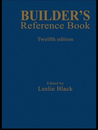 Cover image: Builder's Reference Book 12th edition 9780367400545