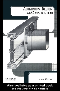表紙画像: Aluminium Design and Construction 1st edition 9780419157106