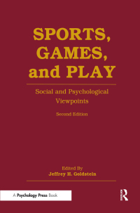 Cover image: Sports, Games, and Play 2nd edition 9780898598759