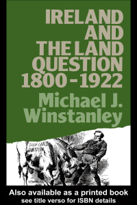 Imagen de portada: Ireland and the Land Question 1800-1922 1st edition 9780416374209