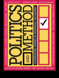 Imagen de portada: Politics and Method 1st edition 9780416362503