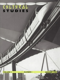 Imagen de portada: Cultural Studies V2 Issue 1 1st edition 9780416091526