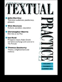 Cover image: Textual Practice 1st edition 9780416049824