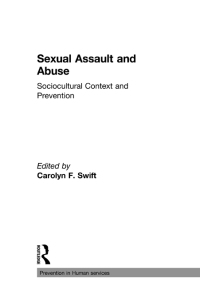 Imagen de portada: Sexual Assault and Abuse 1st edition 9781138996083