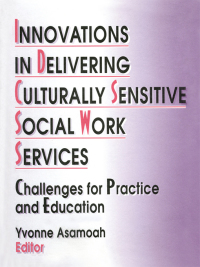 Titelbild: Innovations in Delivering Culturally Sensitive Social Work Services 1st edition 9781560248125