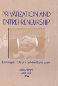 Cover image: Privatization and Entrepreneurship 1st edition 9781138983786