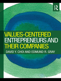 Cover image: Values-Centered Entrepreneurs and Their Companies 1st edition 9780415997614