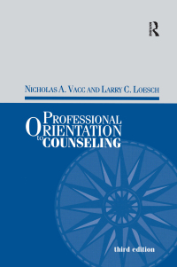 Cover image: Professional Orientation to Counseling 3rd edition 9781560328513
