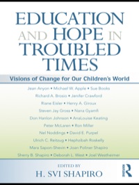Cover image: Education and Hope in Troubled Times 1st edition 9780415994255