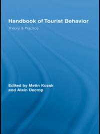 Cover image: Handbook of Tourist Behavior 1st edition 9780415993609