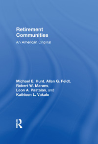 Immagine di copertina: Retirement Communities 1st edition 9780866562676