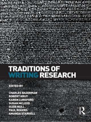 Titelbild: Traditions of Writing Research 1st edition 9780415993388