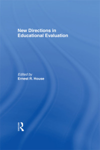 Omslagafbeelding: New Directions In Educational Evaluation 1st edition 9781850000488