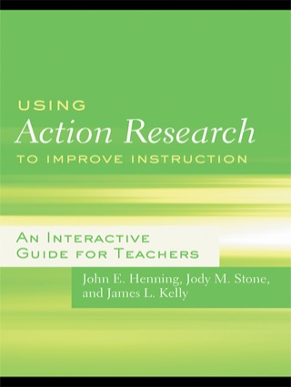 Cover image: Using Action Research to Improve Instruction 1st edition 9780415991742