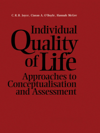 Cover image: Individual Quality of Life 1st edition 9789057024245