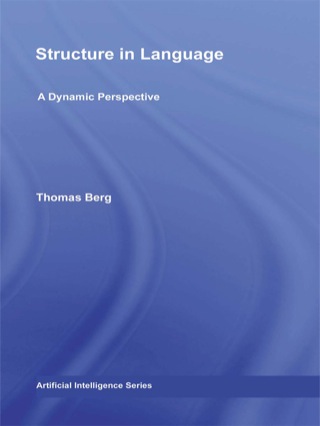 Imagen de portada: Structure in Language 1st edition 9780415991353