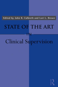 Cover image: State of the Art in Clinical Supervision 1st edition 9781138871649