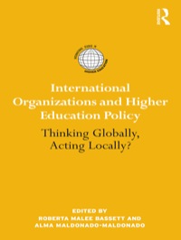 Cover image: International Organizations and Higher Education Policy 1st edition 9780415990431
