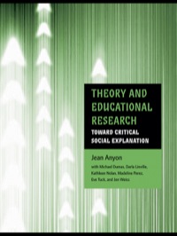 Cover image: Theory and Educational Research 1st edition 9780415990424