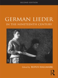 Cover image: German Lieder in the Nineteenth Century 2nd edition 9780415990370