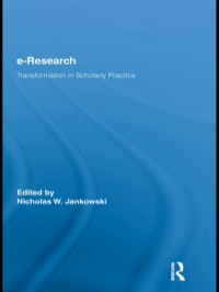 Cover image: E-Research 1st edition 9780415647533