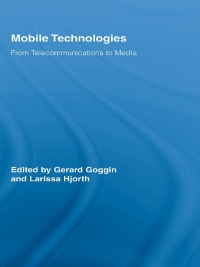 Cover image: Mobile Technologies 1st edition 9780415989862