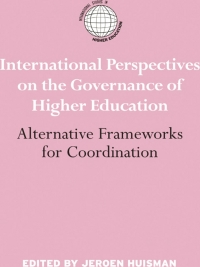 Imagen de portada: International Perspectives on the Governance of Higher Education 1st edition 9780415885089