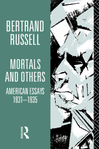 Cover image: Mortals and Others, Volume I 1st edition 9780415125857