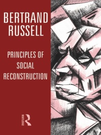 表紙画像: Principles of Social Reconstruction 1st edition 9780415143493