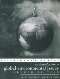 Cover image: An Introduction to Global Environmental Issues Instructors Manual 1st edition 9780415166645