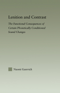 Imagen de portada: Lenition and Contrast 1st edition 9780415970990