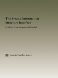 Imagen de portada: The Syntax-Information Structure Interface 1st edition 9780415537506