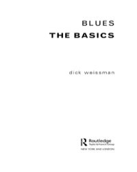 表紙画像: Blues: The Basics 1st edition 9780415970686