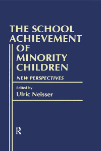 Imagen de portada: The School Achievement of Minority Children 1st edition 9780898596854