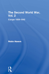 表紙画像: The Second World War, Vol. 2 1st edition 9780415968461