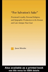 Cover image: For Salvation's Sake 1st edition 9780415967785