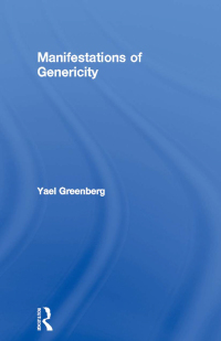 Imagen de portada: Manifestations of Genericity 1st edition 9780415861373