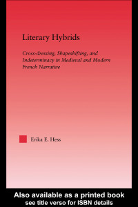 Immagine di copertina: Literary Hybrids 1st edition 9780415967068