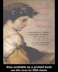 Cover image: Reading Early Modern Women 1st edition 9780415966450