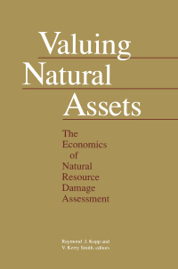 Imagen de portada: Valuing Natural Assets 1st edition 9780915707676