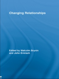 Cover image: Changing Relationships 1st edition 9780415965231