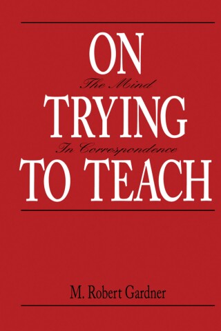 Cover image: On Trying To Teach 1st edition 9780881632811