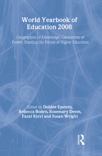 Imagen de portada: World Yearbook of Education 2008 1st edition 9780415500975